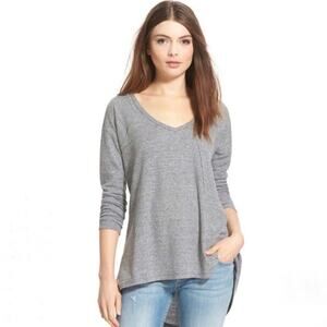 ⭐Sun & Shadow Gray Waffle Knit Thermal Top